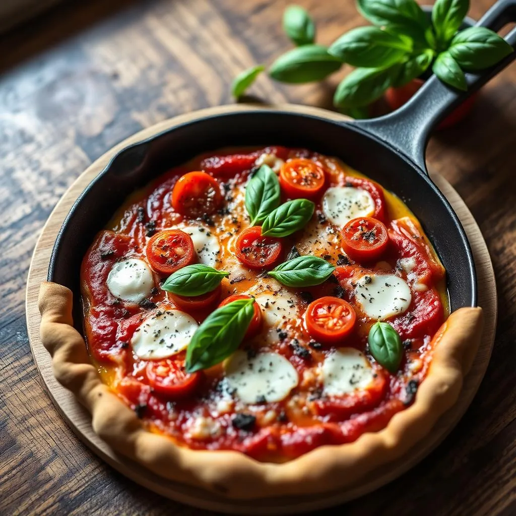 Pizza Rápida de Frigideira