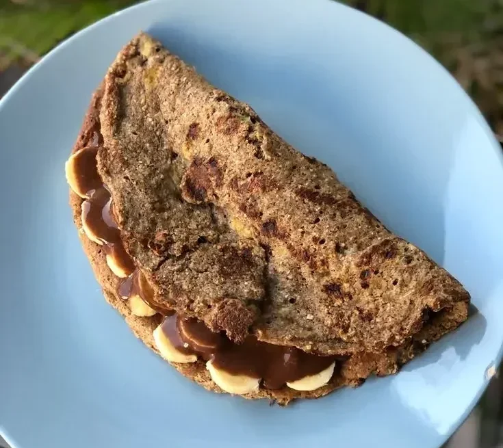 Panqueca de banana saudável